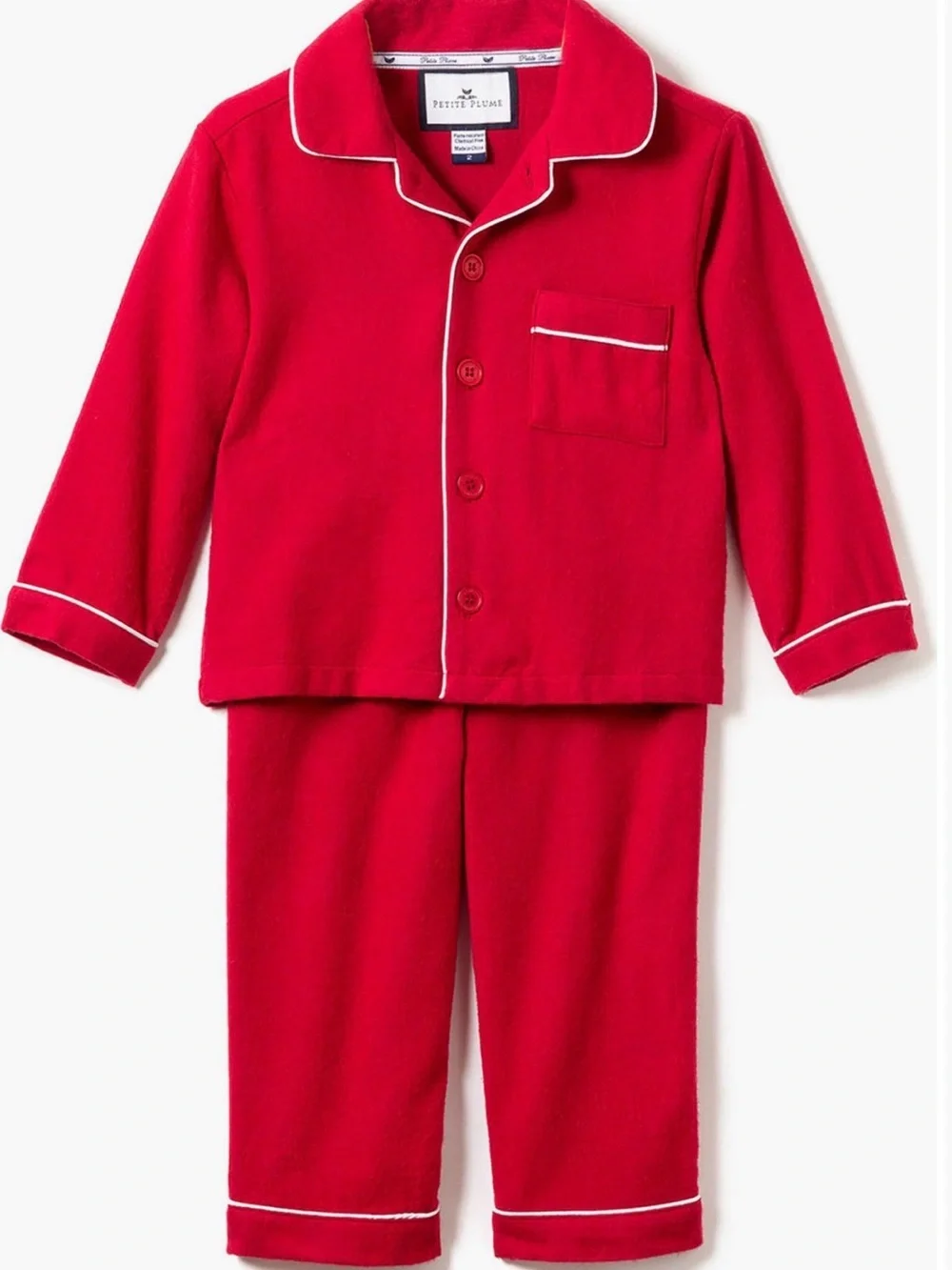 Petite Plume Red Flannel Pajamas